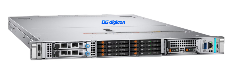 Mặt trước của máy chủ Dell PowerEdge R470