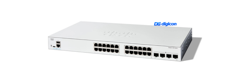 Cisco Catalyst C1200-24T-4G Switch Layer 3, 24 Cổng Gigabit, 4 Cổng SFP